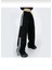 Y2K Streetwear Baggy Sweatpants Kargo Cepli Çizgili Siyah Paraşüt Pantolon Eşofmann 1
