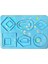 14CM x 10CM Hologramlı Anahtarlık Kalıbı - Kod: 1