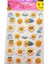 Kabartma Sticker Etiketler 30X17CM Emoji Kalp Hayvanlar Bayrak Meyveler Smiley Kuşlar Kelebekler 1