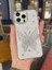 iPhone 15 Promax Uyumlu Hologram Taşlı Kelebek Desenli Şeffaf Kılıf 1