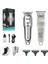 1-3 V-071 Saç Sakal Tıraş Makinesi Mini Şarjlı Metal Professional Gri Saç-Sakal Kuru Şarjlı Y 1
