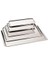 Paslanmaz Çelik Servis Sunum Tepsisi 33X18CM Pastane Tepsi Yaşam Boyu Garantili Ultra Lüks Rostfrei 1