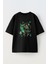 Unisex Siyah Oversize Pamuk Top Oynayan Adam Karnaval Dünya Kupası Baskılı Örme T-Shirt 1