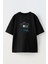 Unisex Siyah Oversize Pamuk Lol Karakteri Teemo Baskılı Örme T-Shirt 1