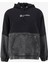 Gri - Siyah Erkek Sweatshırt 240D1808_KLJ Blocked Denım Hoodıe 1