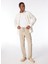 Gmg Fırenze Lastikli Bel Dar Paça Regular Fit Vizon Erkek Pantolon GU24MSS01013 1