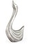 Deco White Swan 2'li Dekoratif Biblo - Beyaz 4