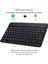 Lenovo Tab M10 Plus TB125FU 10.61" Uyumlu Kablosuz Bluetooth Şarjlı Mini Q Klavye - Siyah 3