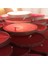 Kırmızı Tealight Mum 35 Gram-Buhurdanlık Maxi Boy Soya Parafinli 10 Adet Dekoratif Orta Boy Tealight Mum 1