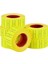(12 * 21 Mm) Çizgili Flo Sarı Fiyat Etiketi (Ruloda 800 Etiket) ( 6 Rulo) 1