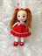 Kırmızı Pamuk Şekerim Bebek Amigurumi Organik Oyuncak 1