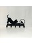 Metal Dekoratif Kedi-Kuş Desenli Anahtarlık Askısı 2