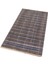 Açik Grı Rengi Çizgili Desen Vintage Kilim 3