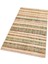 Gerçek El Dokuma Krem Multı Renk Vintage Kilim 3