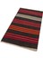 Gerçek El Dokuma Çizgili Desen Vintage Kilim 3