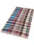 Çok Renkli Kareli Desen El Dokuma Vintage Kilim 3