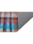 Çok Renkli Kareli Desen El Dokuma Vintage Kilim 5