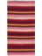 Pembe Krem Rengi Çizgili Desen Vintage Kilim 1