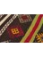 Anadolu El Dokuma Çok Renkli Çizgili Desen Vintage Kilim 4