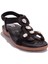 DZA07-74136903CN Siyah Günlük Ortopedik Kadın Sandalet 1