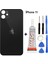iPhone Uyumlu 11 Arka Cam Batarya Pil Kapağı + Yapıştırıcı + Tamir Set - Kırmızı 1