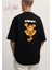 Garfield Ön ve Sırt Baskılı Unisex Oversize Tshirt 2
