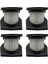 4 Adet Yedek Yeniden Kullanılabilir ve Yıkanabilir Filtre Kiti 206700006 18 V One + Kompakt Stıck Vakum P724B (Yurt Dışından) 1