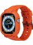 Apple Watch Uyumlu Ultra Ultra 2 Uyumlu 49MM Uyumlu Kordon Ultra Korumalı Armor Zırhlı Silikon Kordon 1