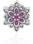 925 Ayar Gümüş Çiçek Motif Charm 1