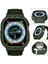 Apple Watch Uyumlu Ultra Ultra 2 Uyumlu 49MM Uyumlu Kordon Ultra Korumalı Armor Zırhlı Silikon Kordon 3