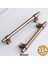 Hisar Bronz Metal Kulp 224 Mm-22.4 cm Mobilya Mutfak Çekmece Dolap Kapak Dolabı Kulpları Kulbu Kulpu 1