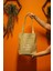 2 (Iki) Cepli Kanvas Gabardin Omuz Çantası Bez Çanta Plaj ve Gündelik Kullanım .the Tote Bag 2