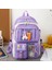 Ilkokul Öğrenci Sırt Çantası Okul Çantası - Mor (Yurt Dışından) 1