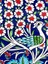 Cennet Bahçesi Iznik Çini Tabak 25CM 2