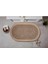 Atby Home Jüt Banyo Halısı - Banyo Paspası 60X120 cm - Siyah Noktalı 1