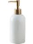 Beyaz Stil %80 Hol Sıvı Sabun Şampuan Losyon Duş Jeli Seramik Boş Pompalı Şişe Konteyner (Yurt Dışından) 1