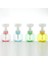 Sarı Stil 300ML 300ML Sıvı Sabun Dispenseri Çiçek Şekilli Köpük Pompalı Boş Şeffaf Plastik Şişe Duş Jeli Köpük Pompalı Şişe (Yurt Dışından) 2