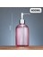 Pembe Tarzı Yüksek 400ML Kapasiteli Manuel Sabunluk Temiz Cam El Dezenfektan Şişe Konteyner Basın Boş Şişeler Banyo (Yurt Dışından) 1