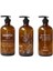 500ML Şampuan Stili 500ML Sabun Pompası Banyo Kahverengi Cam Şampuan Şişesi Basın Pompa Losyon Sıvı Konteyner Duş Jeli Saç Kremi Depolama Şişesi (Yurt Dışından) 4