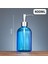 Mavi Stil Yüksek 400ML Kapasiteli Manuel Sabunluk Temiz Cam El Dezenfektan Şişe Konteyner Basın Boş Şişeler Banyo (Yurt Dışından) 1
