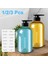Mavi Set Plus Stili 500 ml Banyo Duş Losyon Jel Şampuan Için Sıvı Sabun Pompalı Biberon Yapıştırıcı Plastik Boş Doldurulabilir Pres Türü (Yurt Dışından) 2