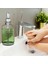 500ML Tarzı Mutfak Banyo Için Cam Sabunluk Şeffaf Şampuan Duş Şişesi Paslanmaz Çelik Pompa ile Etiketler 500ML (Yurt Dışından) 3