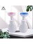 300ML Pembe Stil 250ML Çiçek Sabun Dispenseri Çiçek Şekilli Köpük Pompalı Boş Sıvı Şişe Plastik Şeffaf Şişe Duş Jeli Köpük Pompalı Şişe (Yurt Dışından) 3