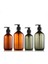 Yeşil Stil 500ML Kahverengi Yeşil Sabunluk 300ML 500ML Banyo Teslimat Şişesi Şampuan Duş Jeli Saç Kremi Basit Basınç Pompası Şişesi (Yurt Dışından) 3