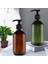 B - Çay Tarzı 500ML Taşınabilir Losyon Şampuan Dispenser Banyo Duş Jel Tutucu Sabun Dispenser Boş Banyo Pompa Doldurulabilir Şişeler (Yurt Dışından) 4