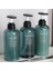 3 Adet Mavi Stil 300ML 3 Parça Sıvı Sabunluk Şişe Seti El Dezenfektanı Şampuan Vücut Yıkama Duş Jeli Şişesi Açık Seyahat 300ML (Yurt Dışından) 1