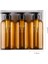 500ML-KAHVERENGI Stil 3 Adet Sıvı Sabunluk El Dezenfektanı Şişesi Banyo Vücut Şampuanı Şişesi Açık Duş Jeli Seyahat Araçları 300ML ml (Yurt Dışından) 1
