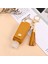 Sarı Stil 30ML 30ML El Dezenfektanı Dağıtıcı Sihirli Dezenfektan Taşınabilir Şişe Pu Deri Kılıf Anahtarlık Mini Sabun Dağıtıcı Açık Hava (Yurt Dışından) 1