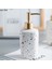 Kırmızı Stil Seramik El Yıkama Sıvısı Şişe Renkli Terrazzo Desen Banyo Malzemeleri Losyon Şişesi Sabun Şişesi Taşınabilir Sabun Dispenserleri (Yurt Dışından) 5