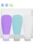 Mor-1pc Tarzı 90ML 3oz Silikon Doldurulabilir Şişe Seyahat Şampuan Şişesi Losyon Seyahat Paketleme Sıkma Şişeler Taşınabilir Kozmetik Kapları (Yurt Dışından) 3